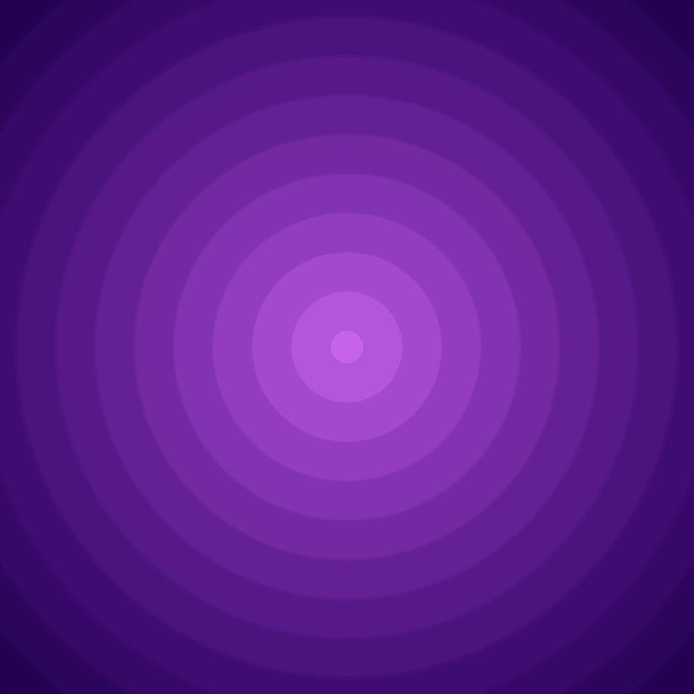 Dark radial purple background with circles vector