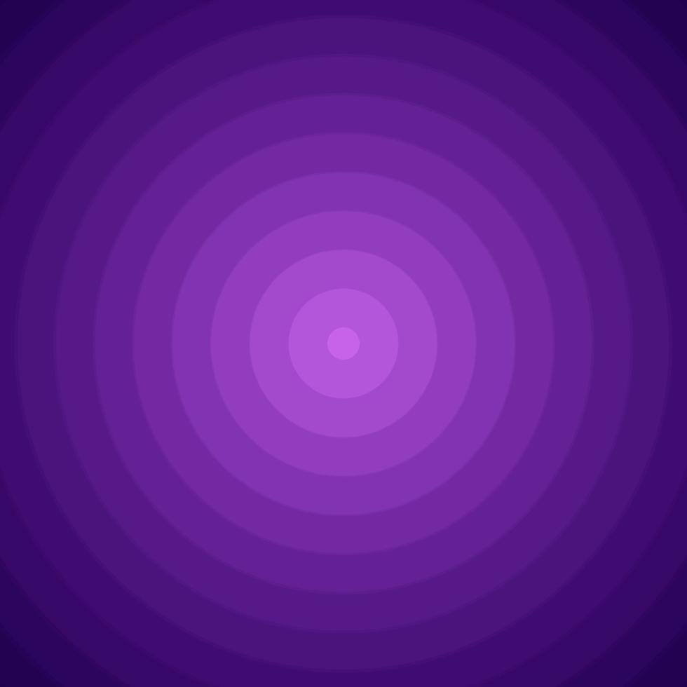 fondo púrpura radial oscuro con círculos vector