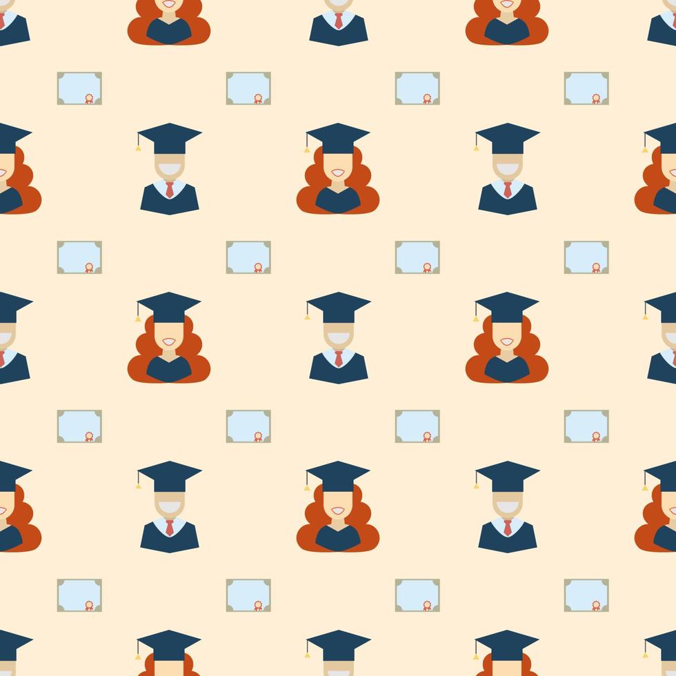 fondo educativo de celebración de graduación perfecta vector