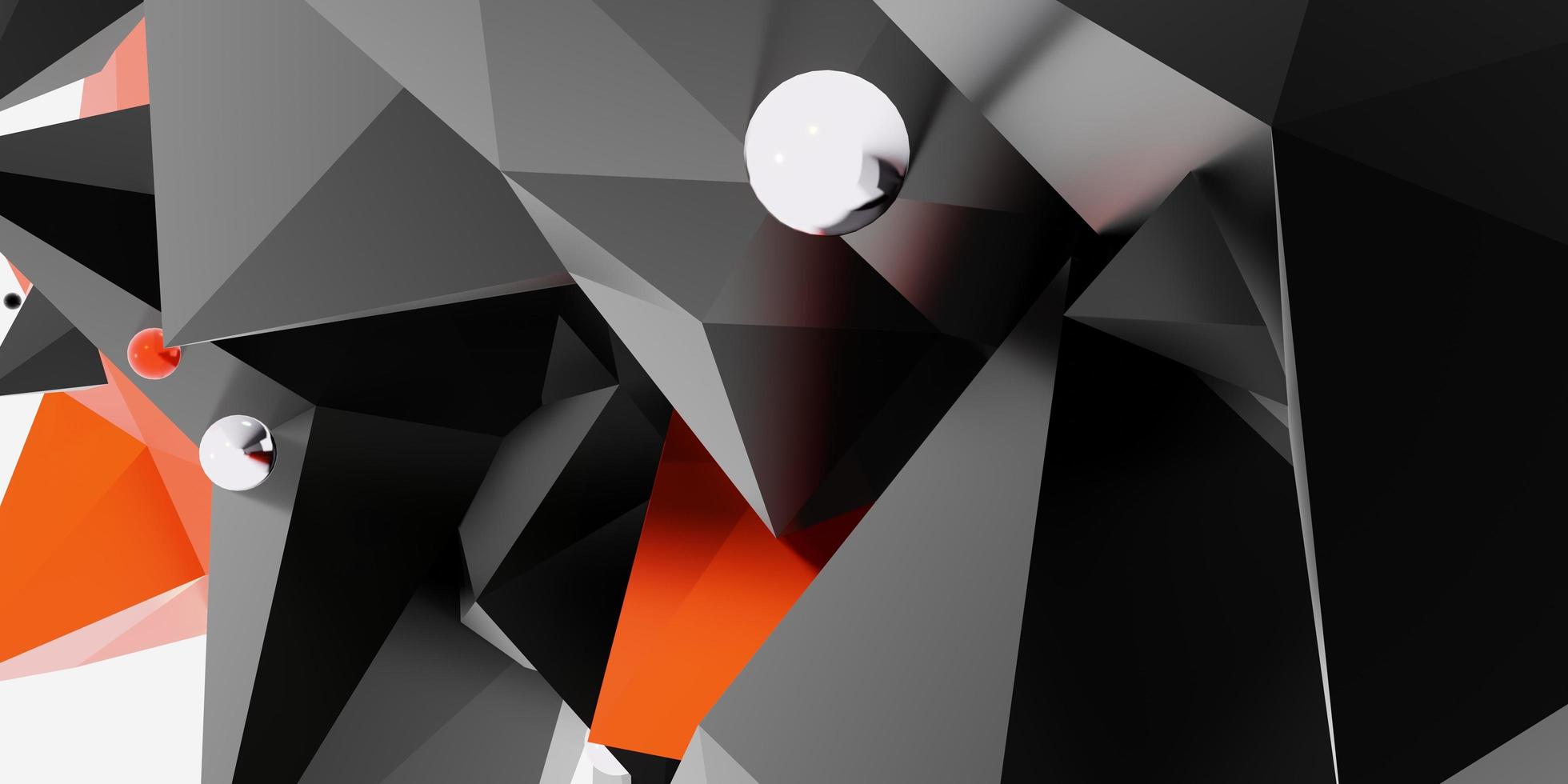 abstract background of modern technology Futuristic Gaming Social Media Banner Template 3D Illustration photo