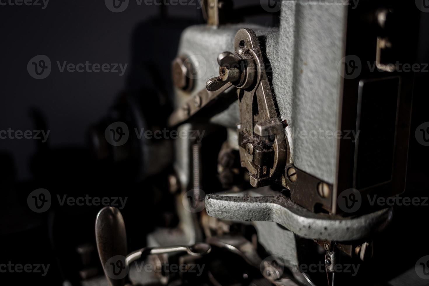 old sewing machine photo