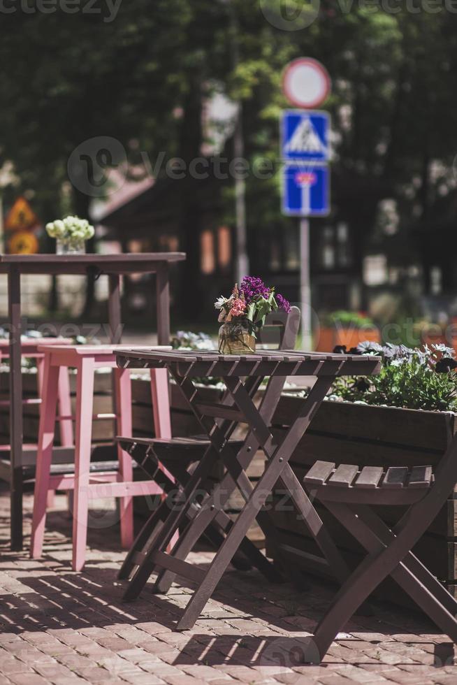 street cafe outdoors photo