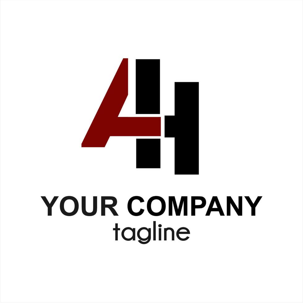 AH, AHI initials letter company logo and icon vector