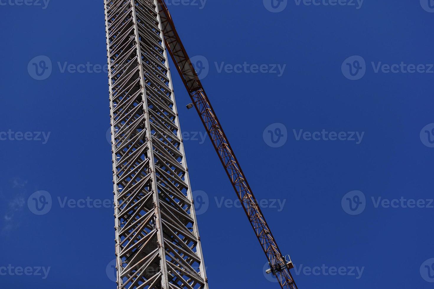 high metal tower crane photo