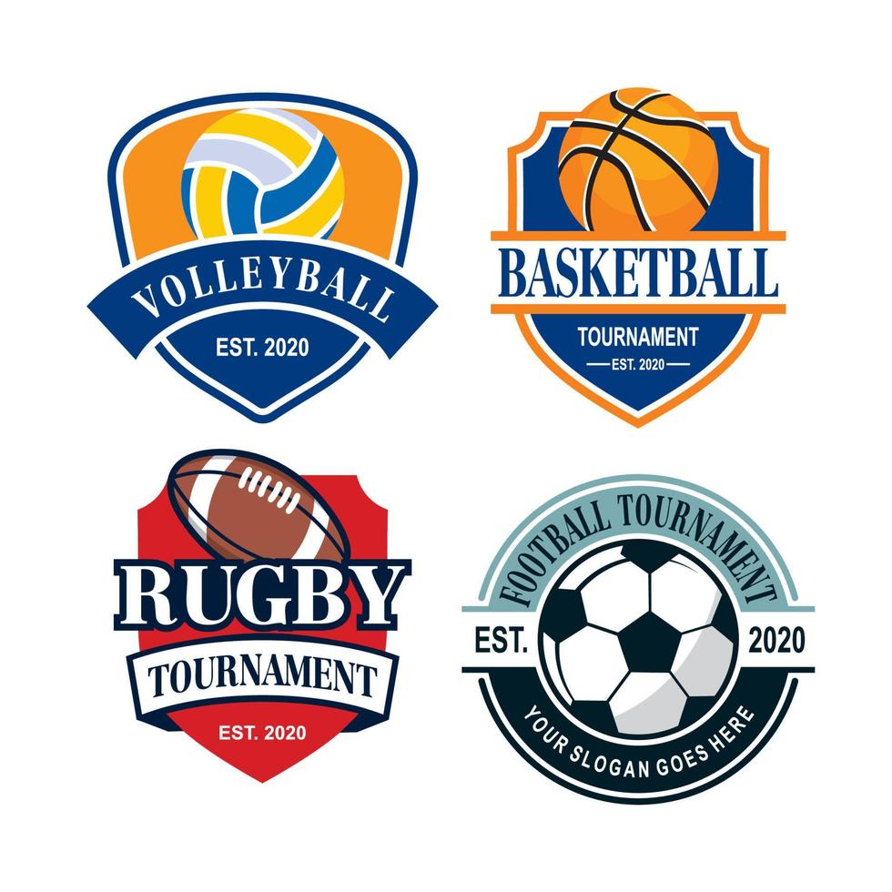 A Set Of Tournament Vector , A Set Of Sport Logo