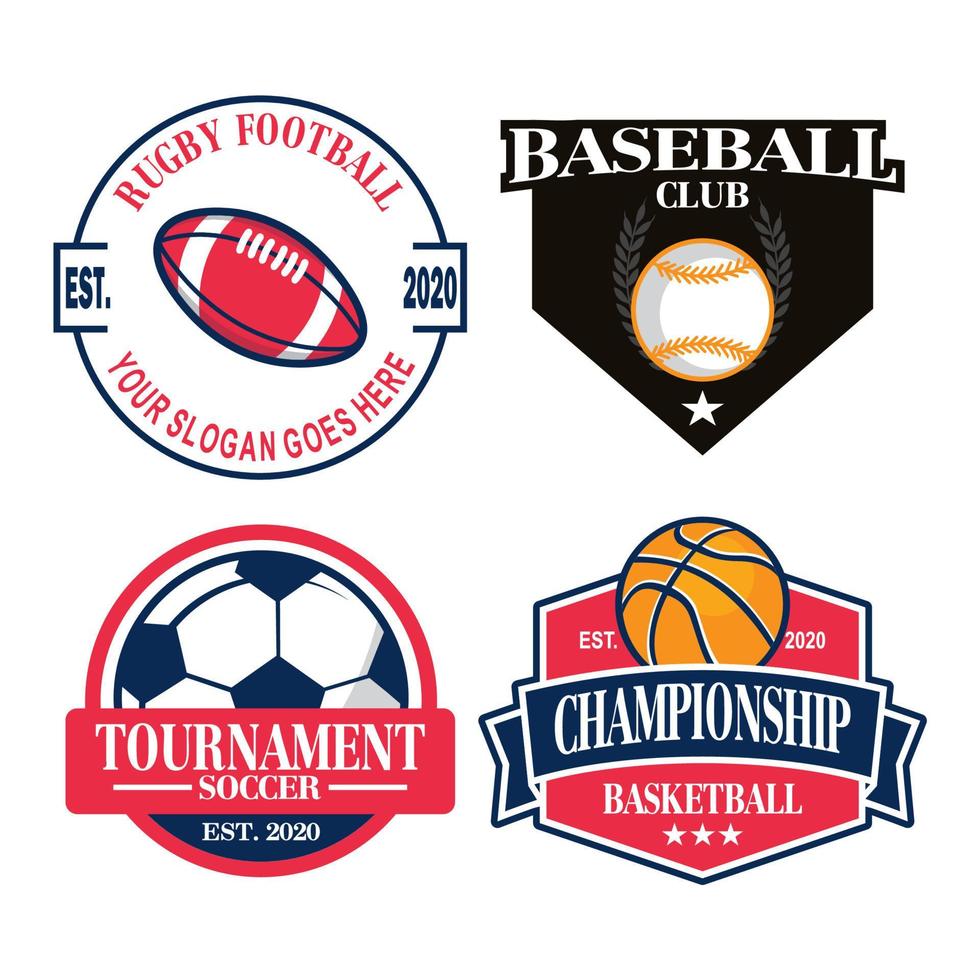 A Set Of Tournament Vector , A Set Of Sport Logo