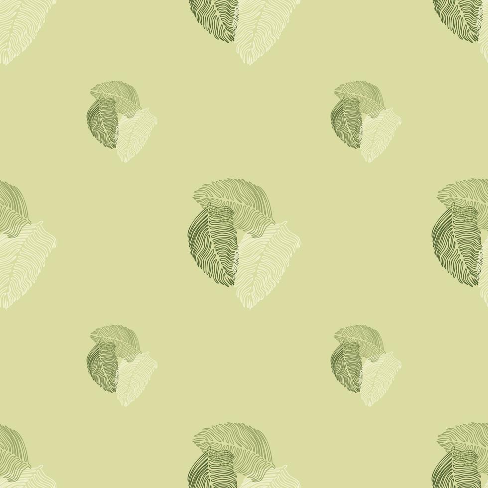 patrón moderno sin costuras de hoja de palma con estampado tropical dibujado a mano. fondo de naturaleza moderna. ilustración vectorial para textiles de temporada. vector