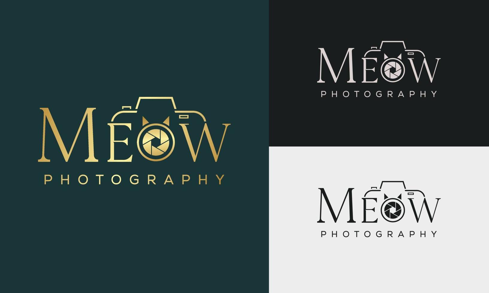 Photography Camera Lens Logo Design Vector Free Vector