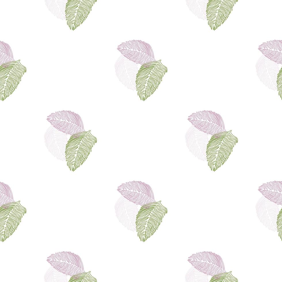 patrón moderno sin costuras de hoja de palma con estampado tropical dibujado a mano. fondo de naturaleza moderna. ilustración vectorial para textiles de temporada. vector