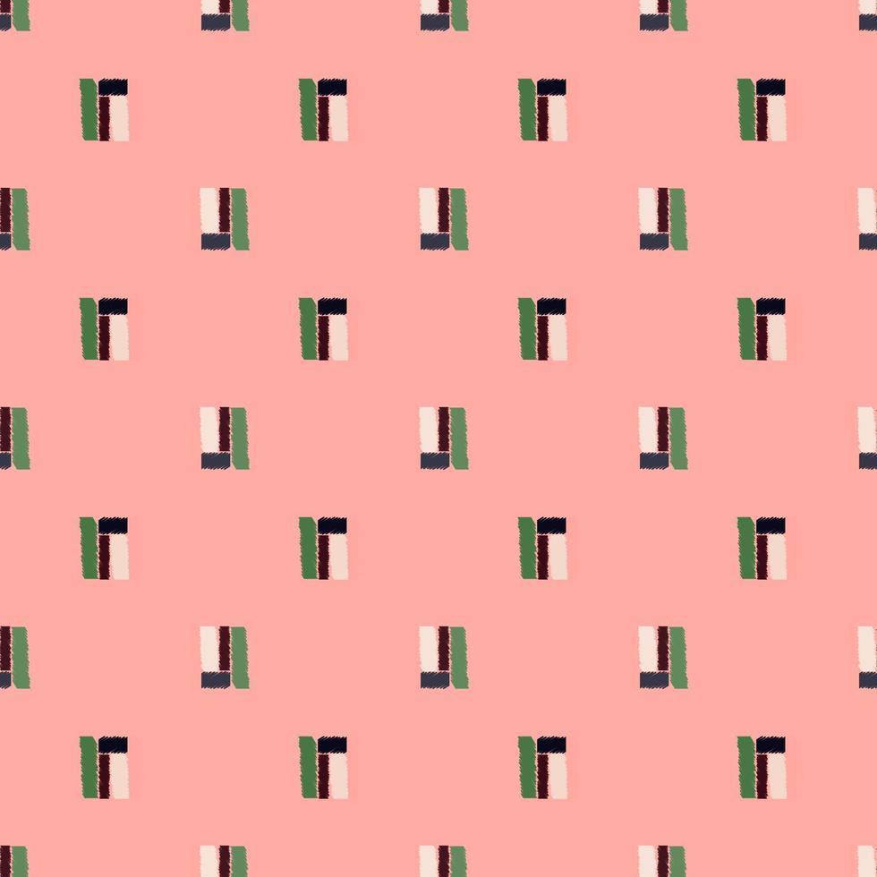 Ethnos seamless pattern. Native ornament carpet background. vector