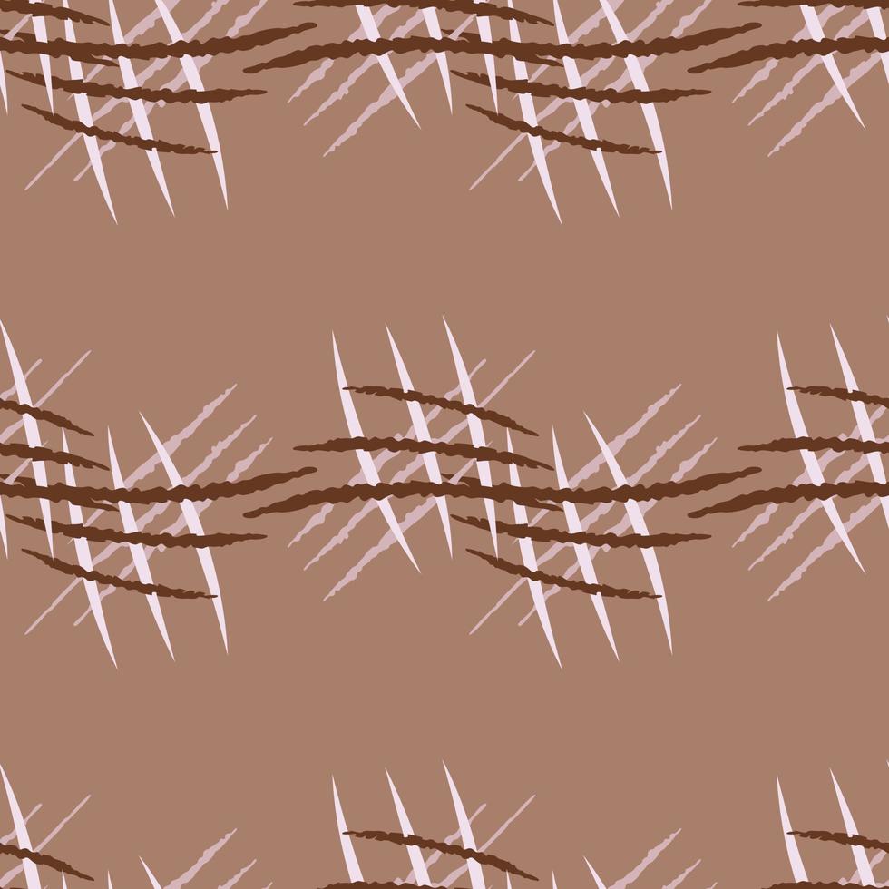 Scratches seamless pattern. Grunge texture. Horror design. vector