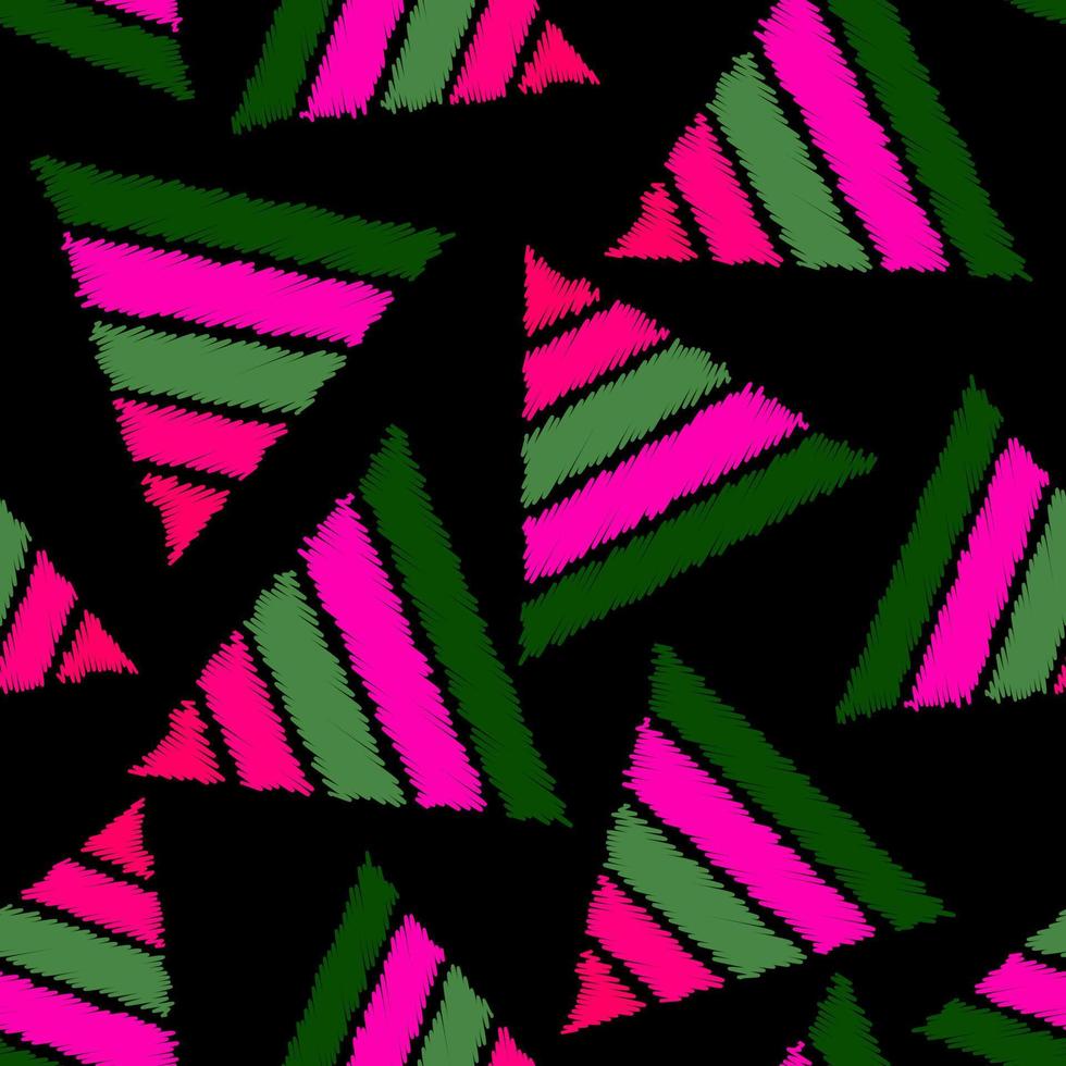 Tribal seamless pattern. Native hand drawn ornament background. vector