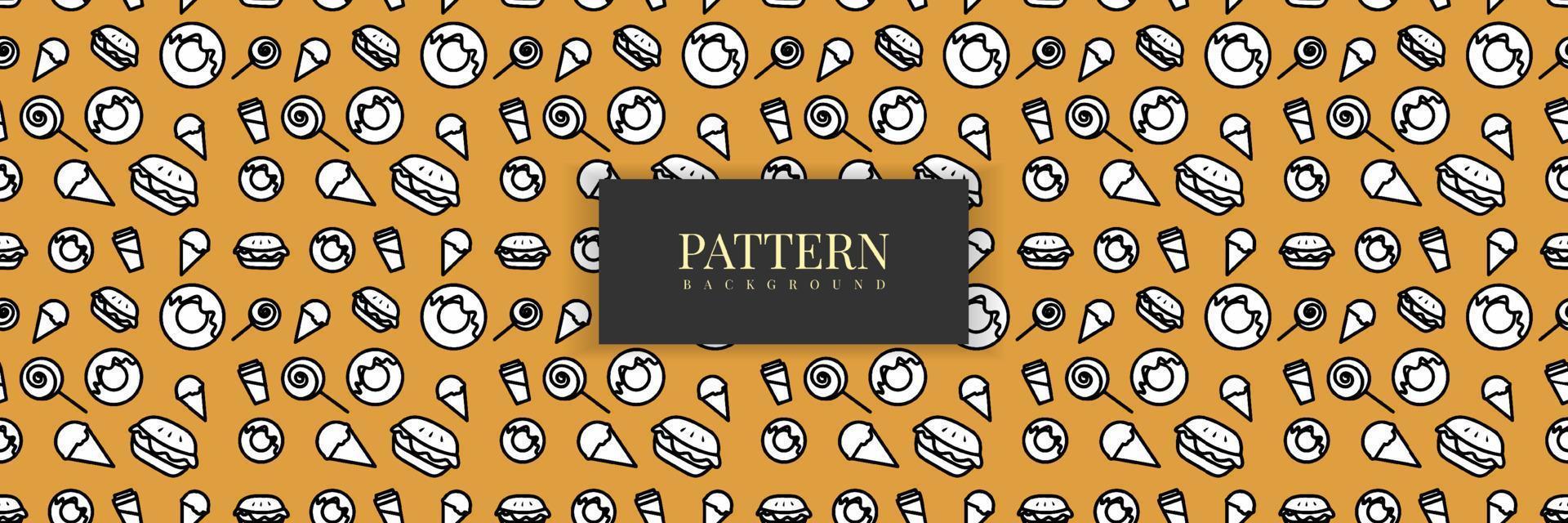 Food abstract background illustration template design vector