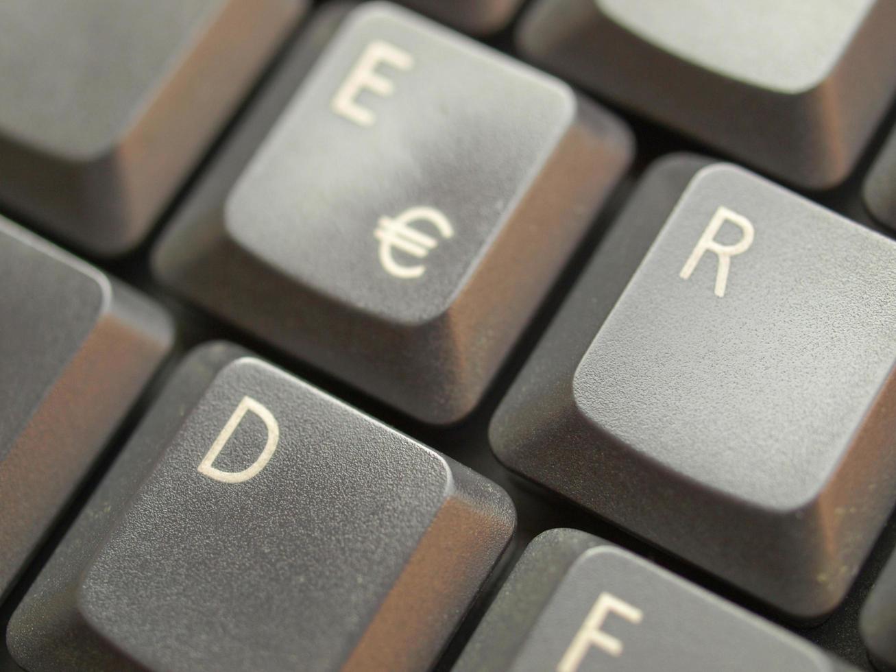 Computer keyboard keys photo