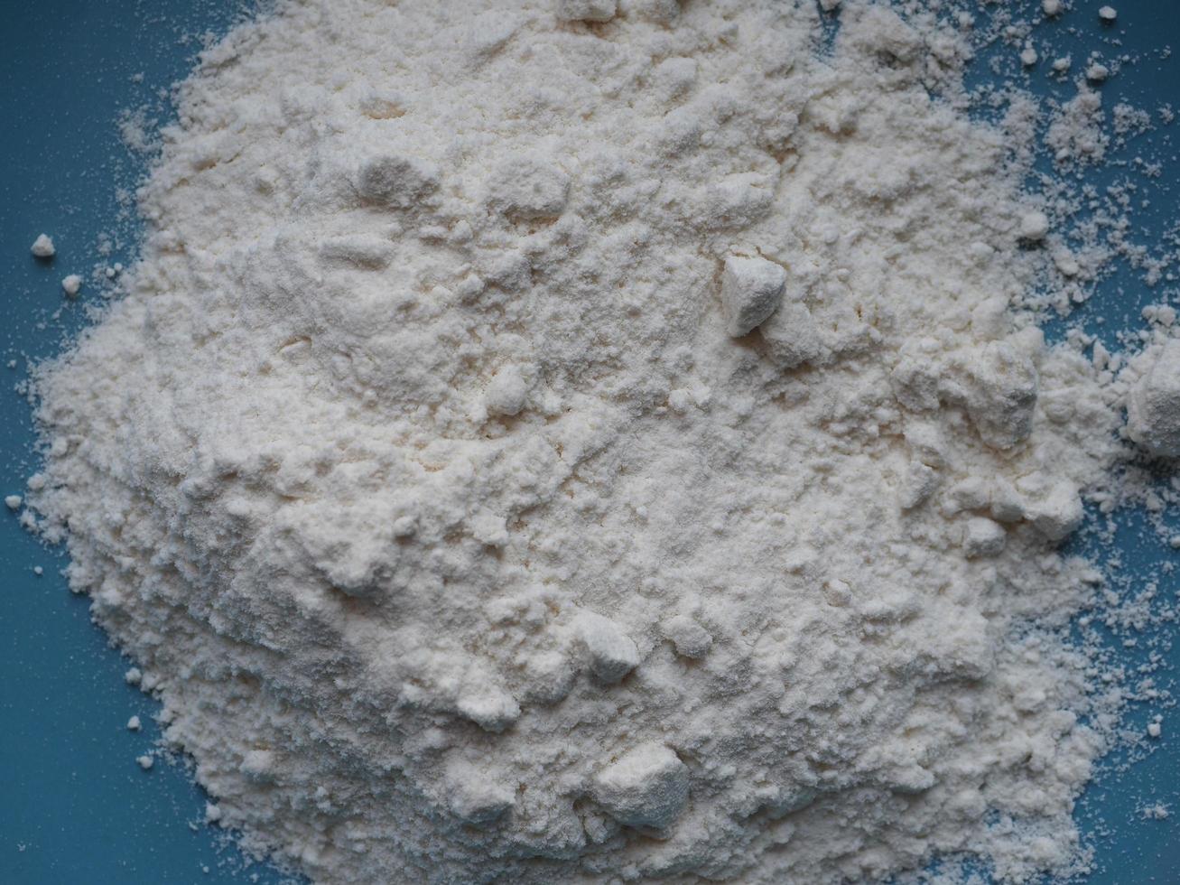 polvo de harina blanca foto