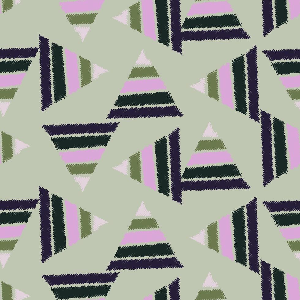 Tribal seamless pattern. Native hand drawn ornament background. vector