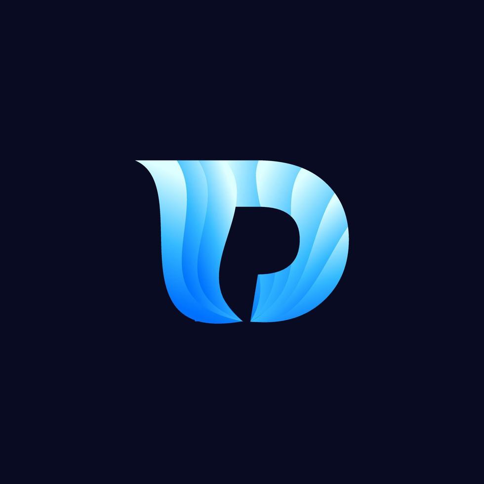 gradient logo modern concept design vector