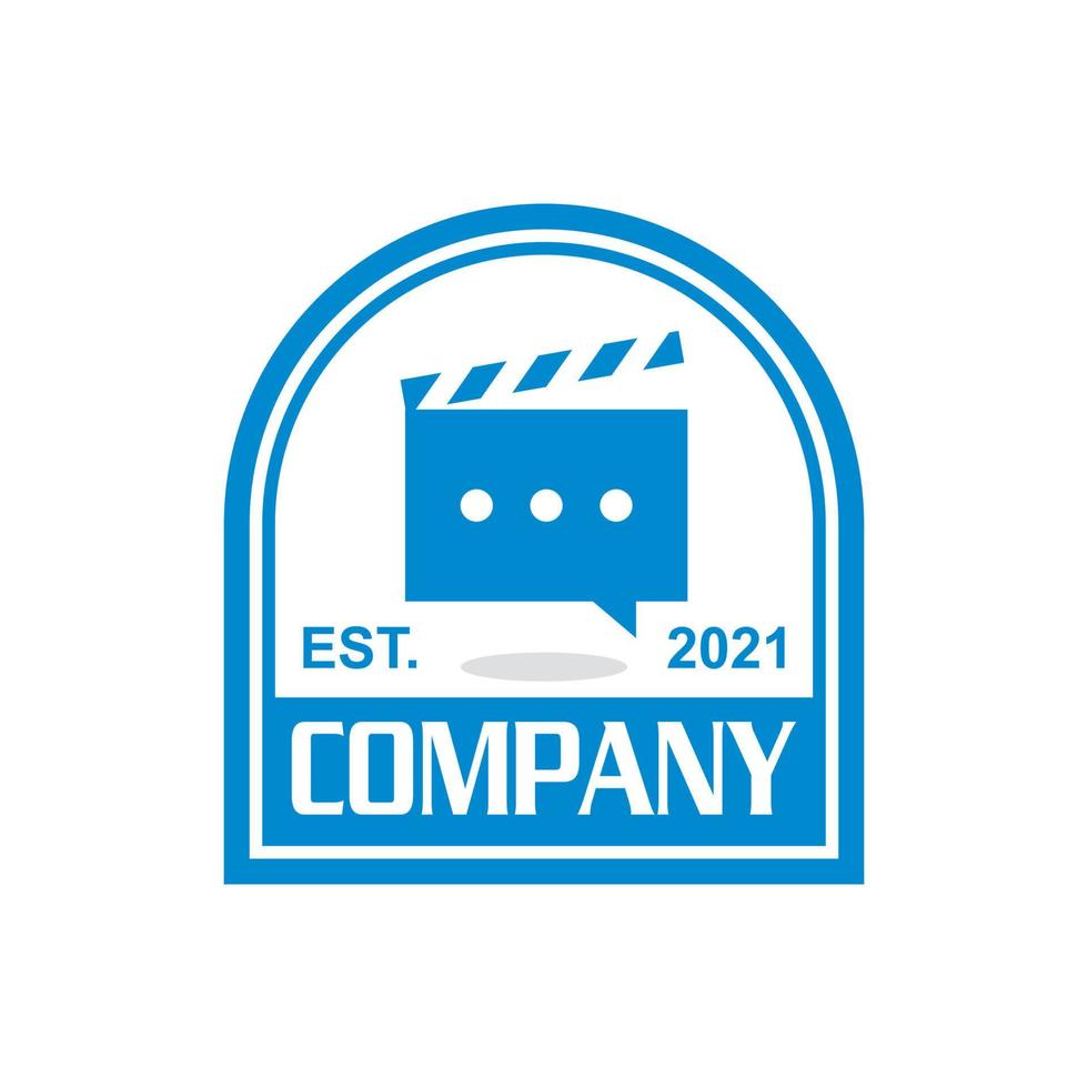 video chat logo , technology logo vector