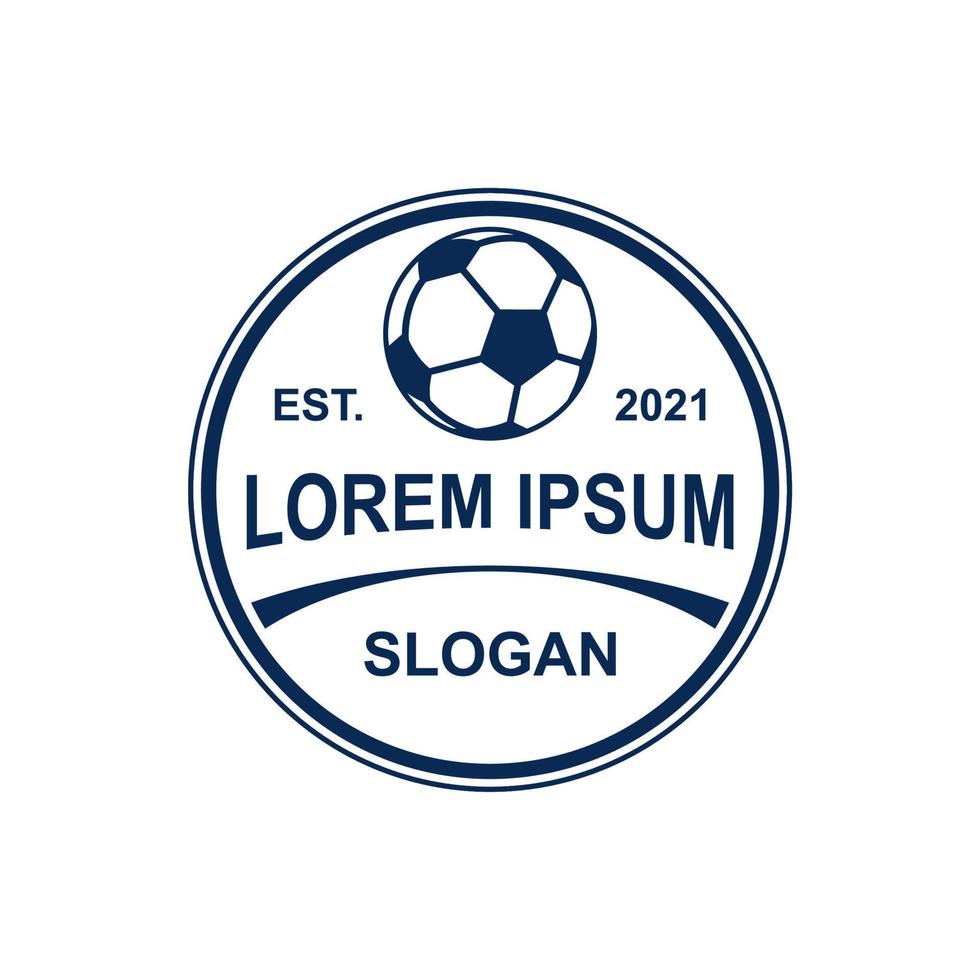 logotipo de fútbol, vector de logotipo deportivo