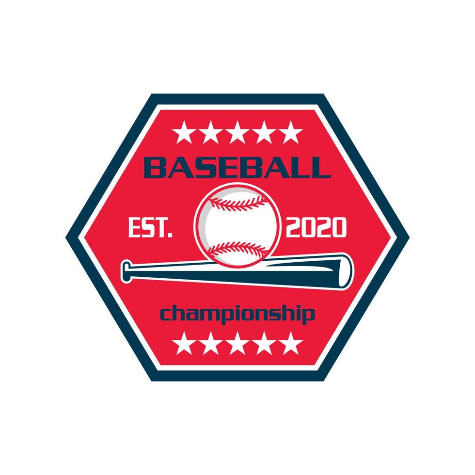 Baseball Emblem Logo , Sport Logo vector