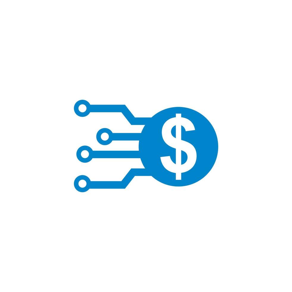 Digital Money Vector , Technology Logo