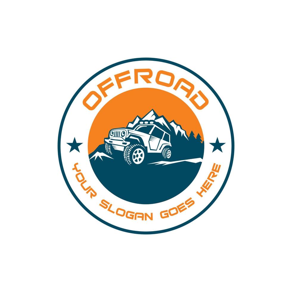 off road logo , rally logo vector