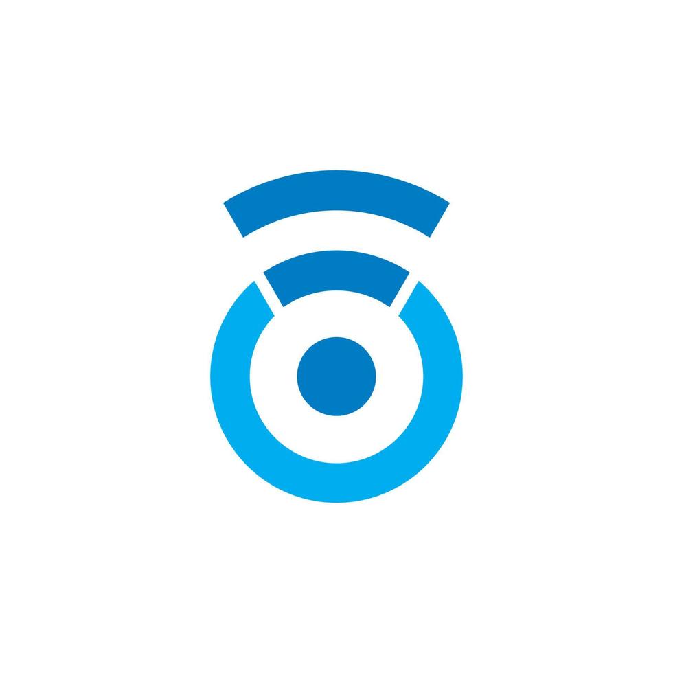Abstract Signal Vector , Technology Logo