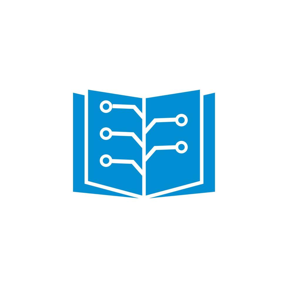 Digital Book Vector , Technology Logo