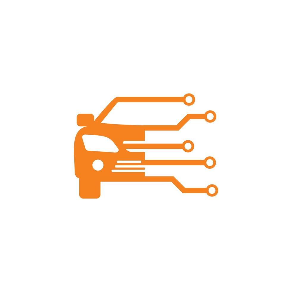 car tech logo , automotive digital logo vector
