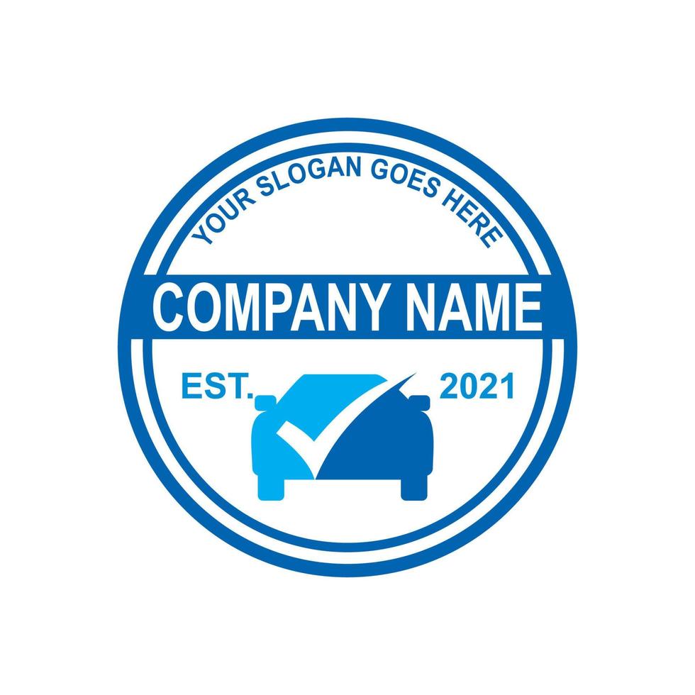 auto check logo , transportation logo vector