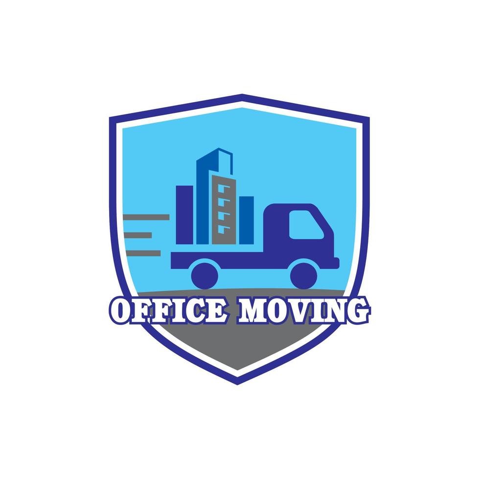 OFFICE MOVING LOGO , BUILDING LOGO vector