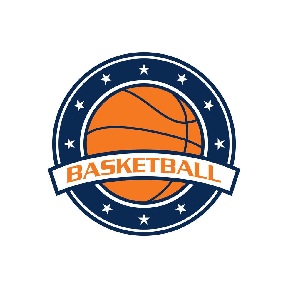 vector de baloncesto, vector de logotipo deportivo