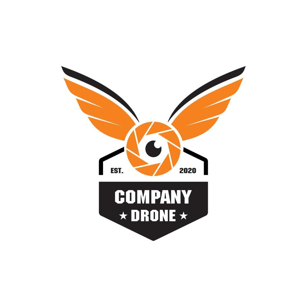 DRONE LOGO , AIRCRAFT LOGO VECTOR