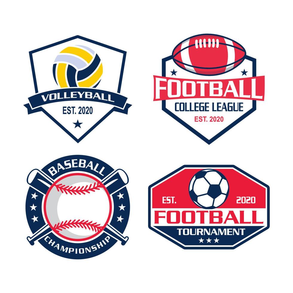 A Set Of Tournament Vector , A Set Of Sport Logo