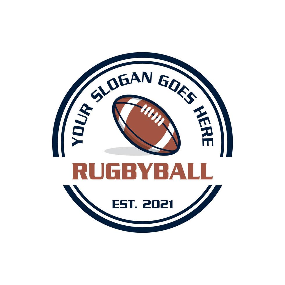 logotipo de rugby, vector de logotipo deportivo