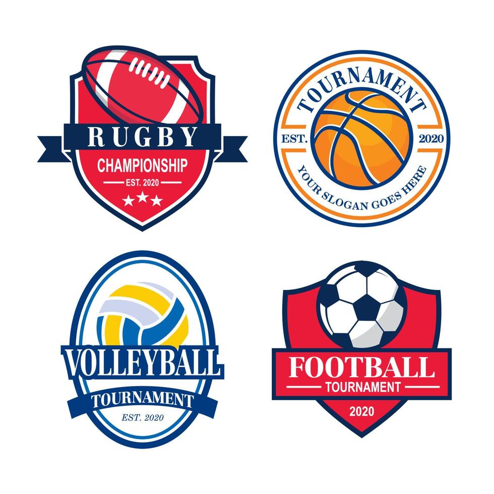 A Set Of Tournament Vector , A Set Of Sport Logo
