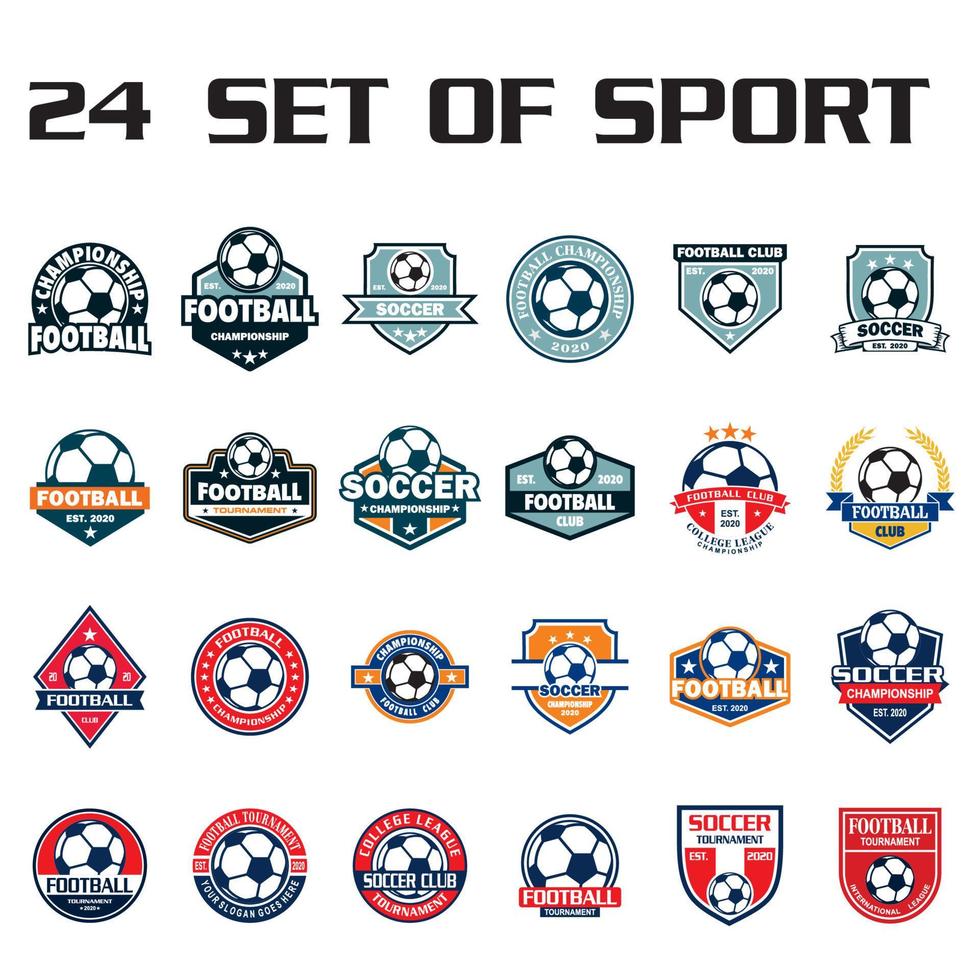 set of ball vector , set of sport logo