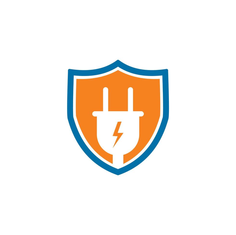 THUNDER SHIELD LOGO , POWER SECURITY LOGO vector