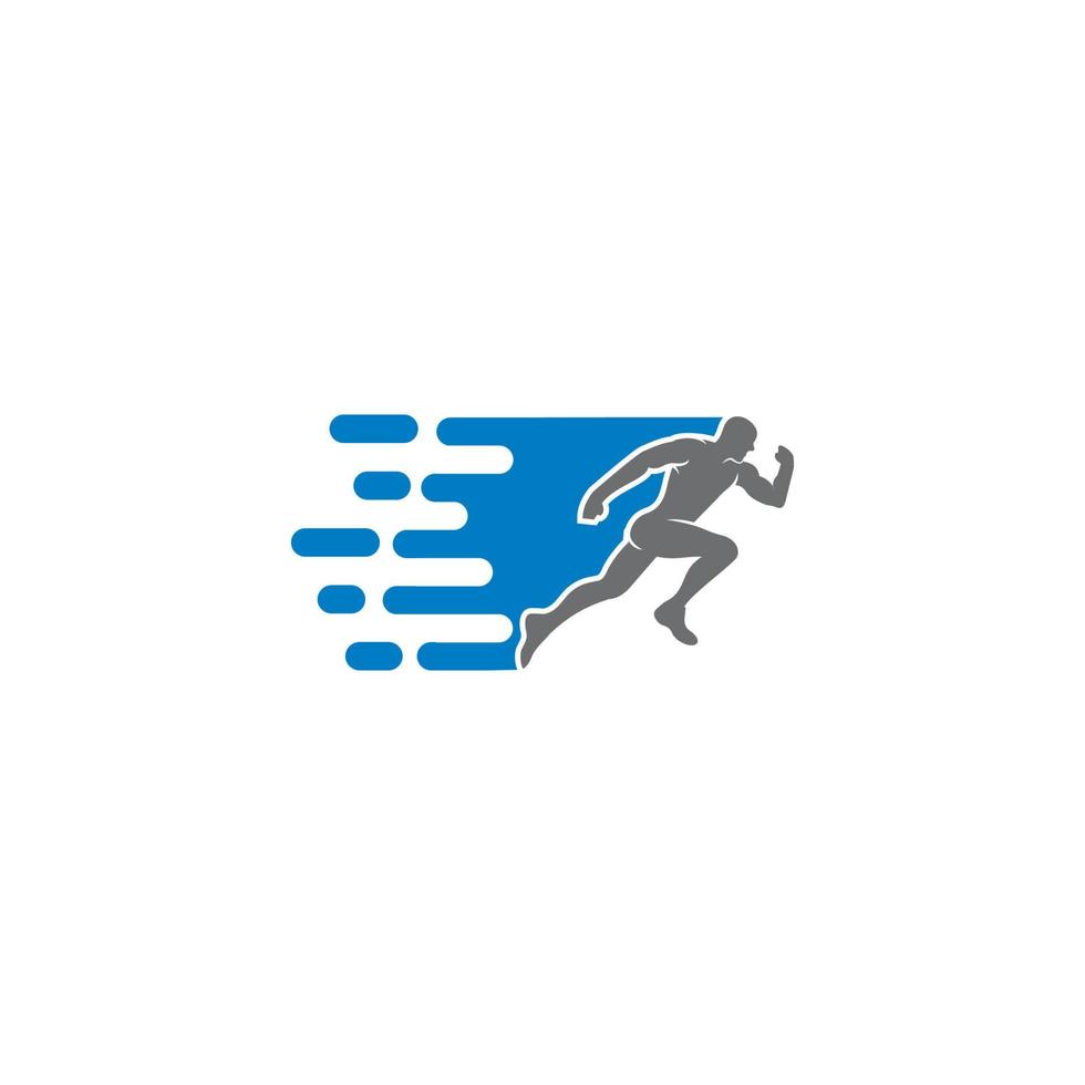 logotipo de sprint, vector de logotipo de ejecución