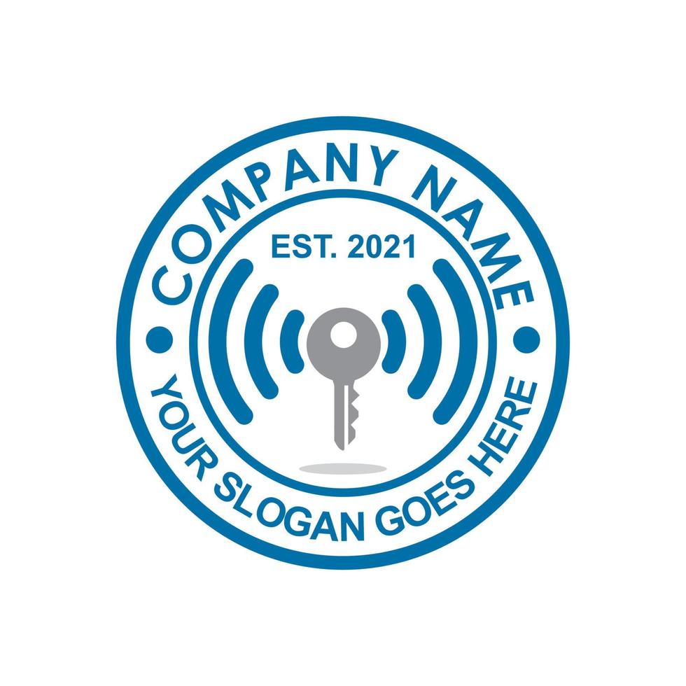 key wifi logo , technology logo vector