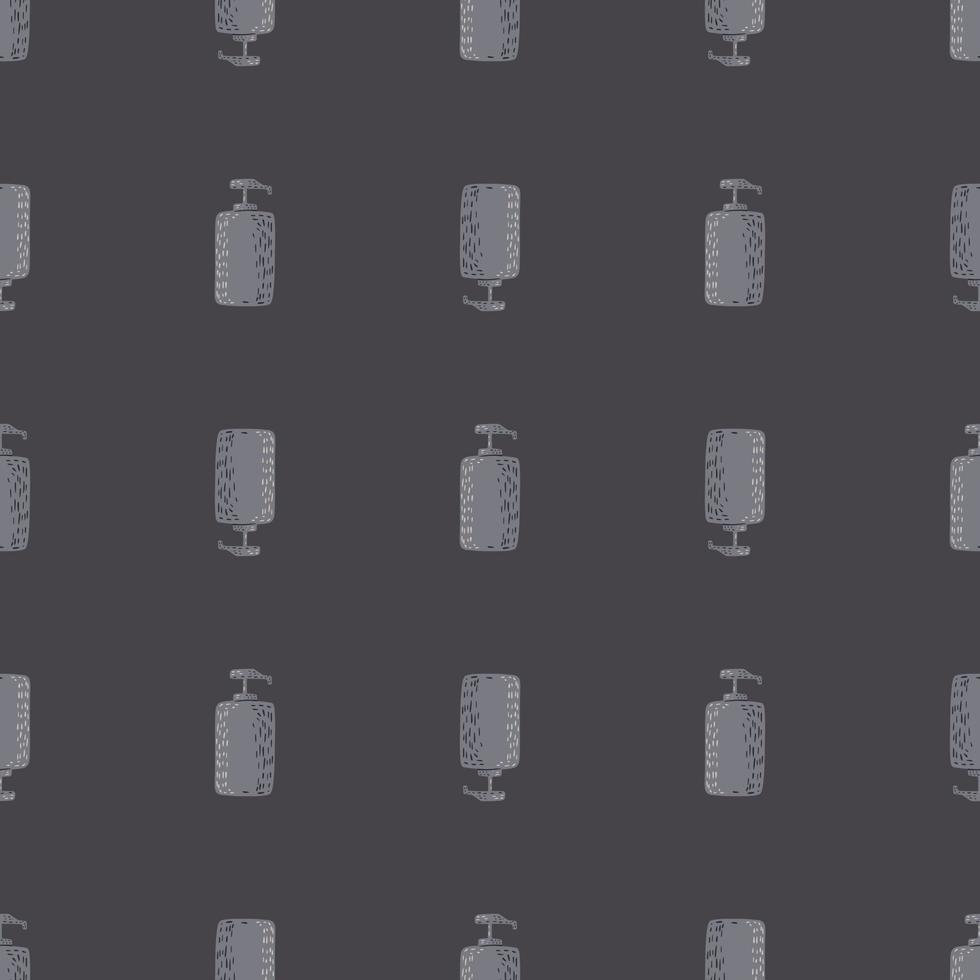 Cosmetic bottle seamless pattern. cosmetics toiletries background. vector