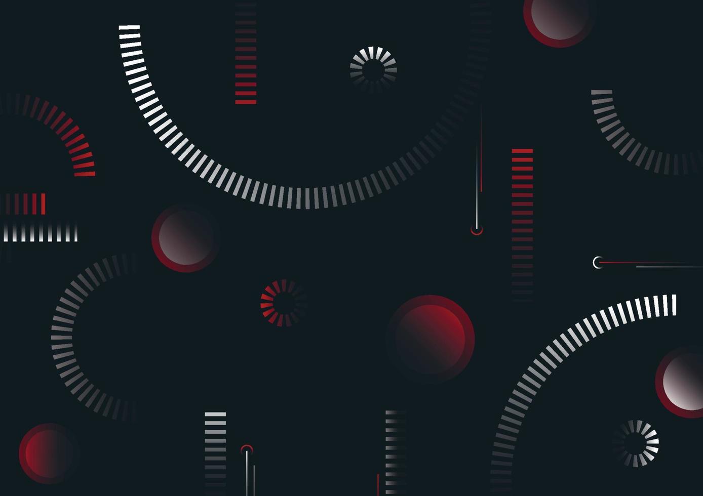 Abstract premium style of geometric luxury red black and white color style. Decorate for template style of presentation background. illustration vector