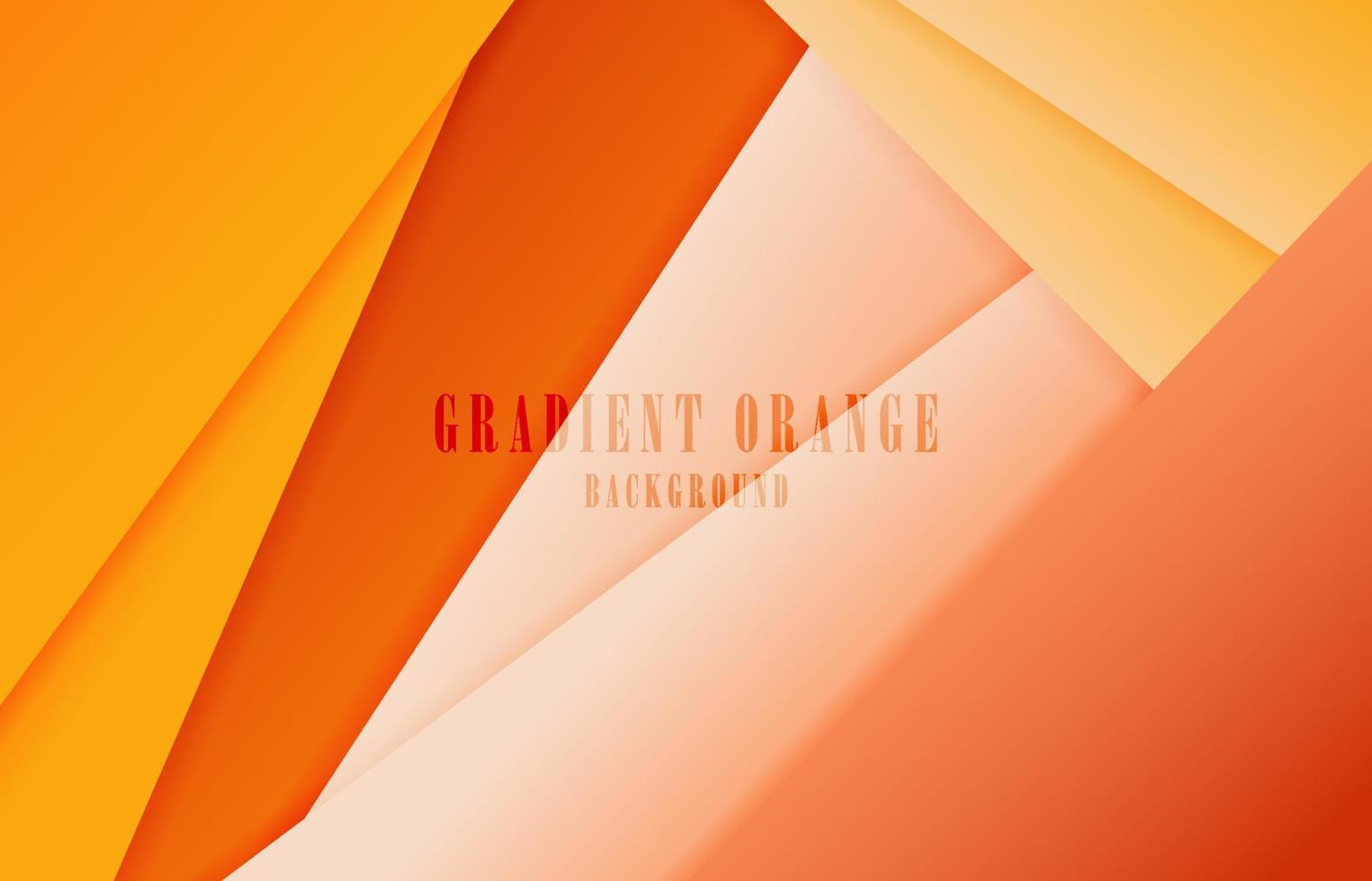 Abstract gradient orange and yellow design of modern colorful template template. Cover space desgin of new style background. illustration vector