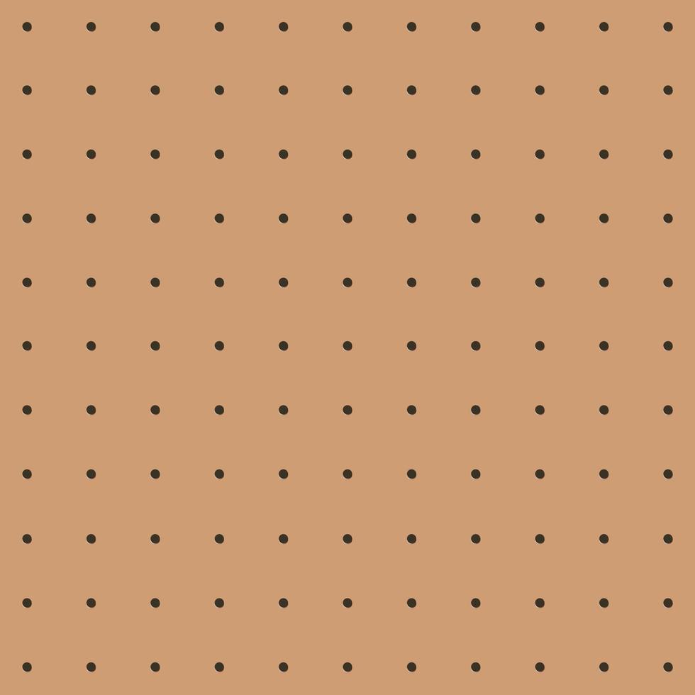 Metal Peg board perforated texture background material with round holes seamless vector