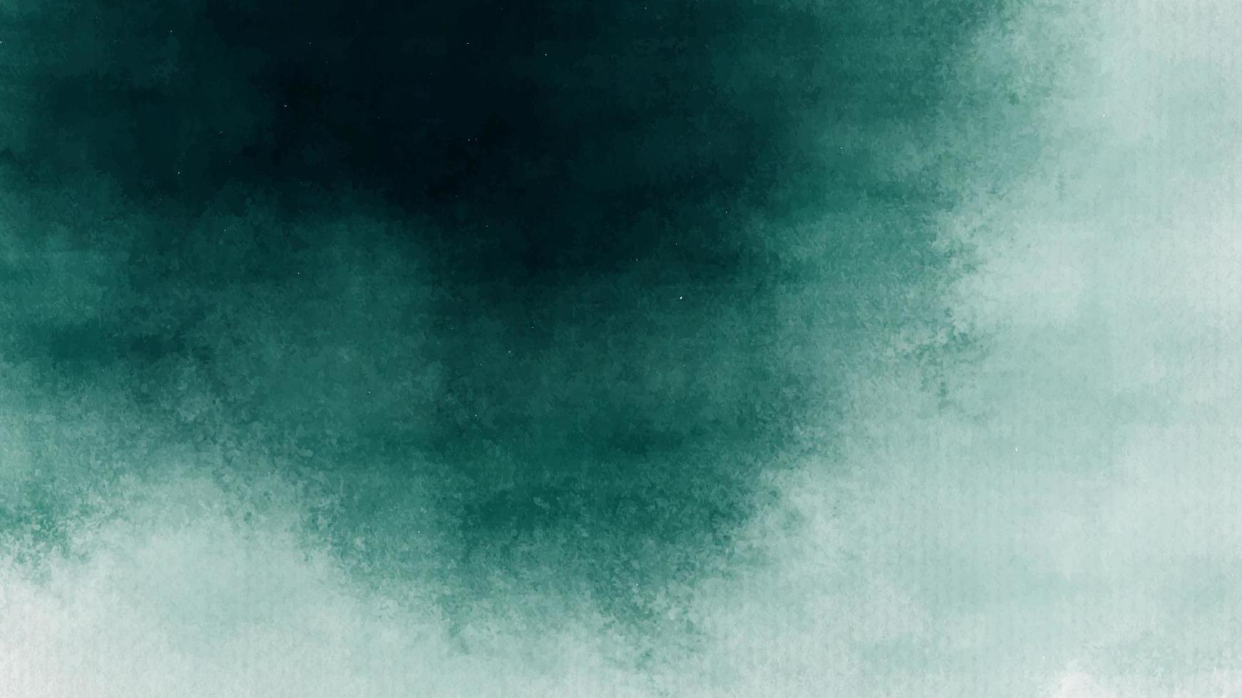 Hand painted green color with watercolor texture vector