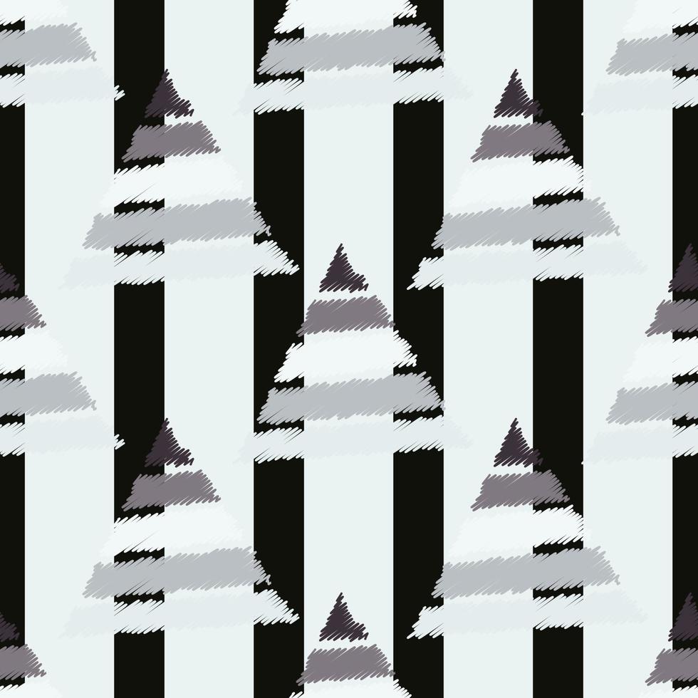 Tribal seamless pattern. Native hand drawn ornament background. vector