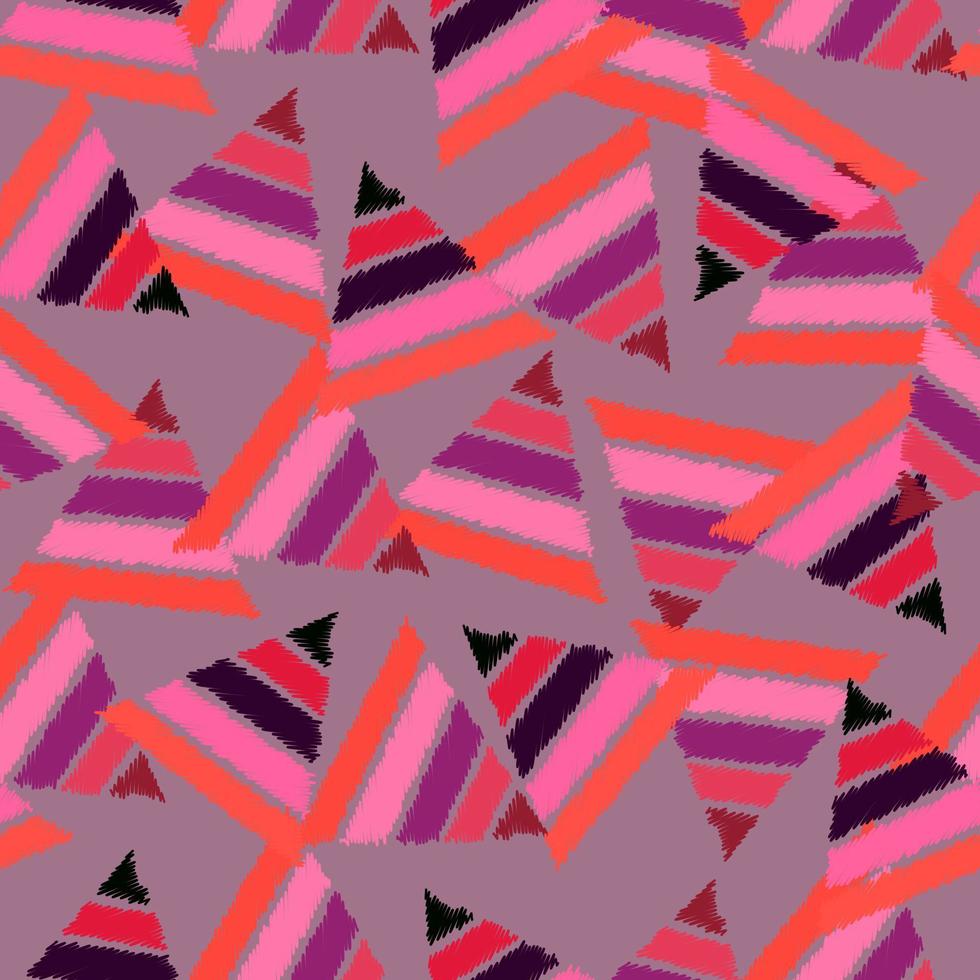 Tribal seamless pattern. Native hand drawn ornament background. vector