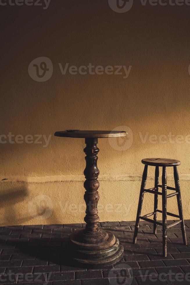 old vintage table photo