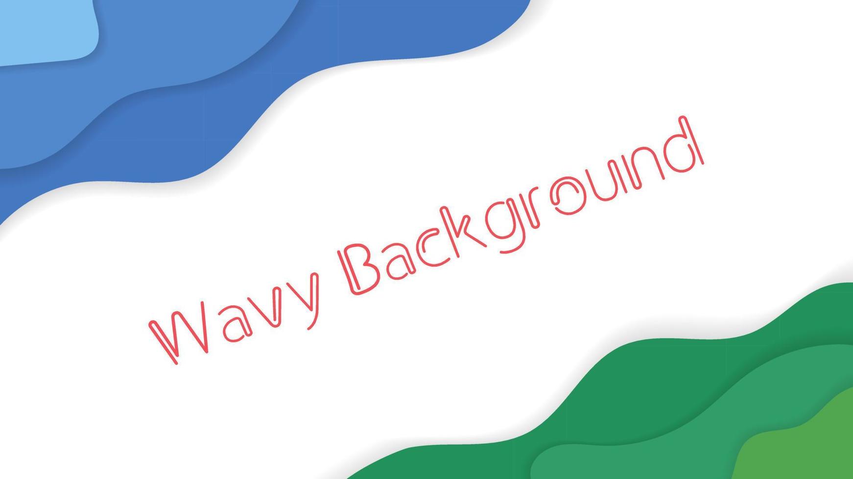 Vector of Colorful Wavy Background. Good for kid content.
