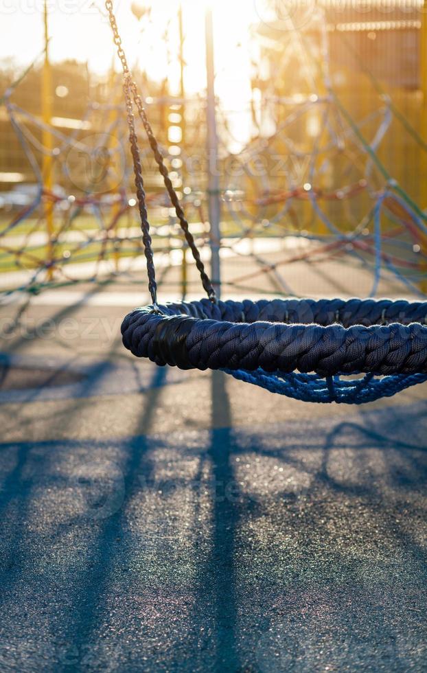 comfort wicker swing photo